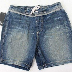 Quicksilver Street Trunk Denim Short Jeans 26/12